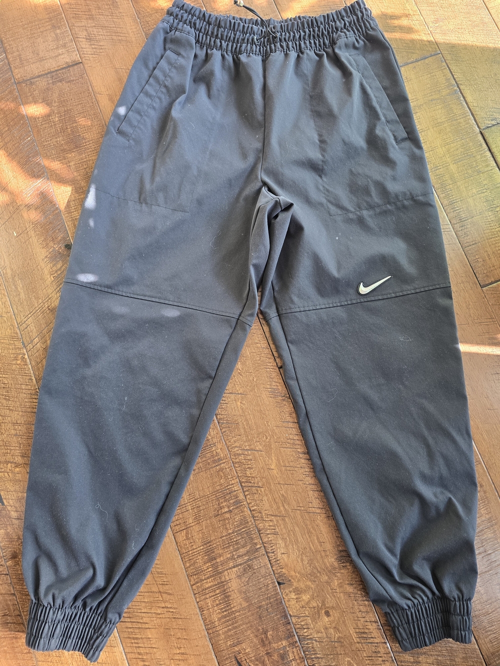 Nike Black Kids Jogger Sweatpants with Swoosh